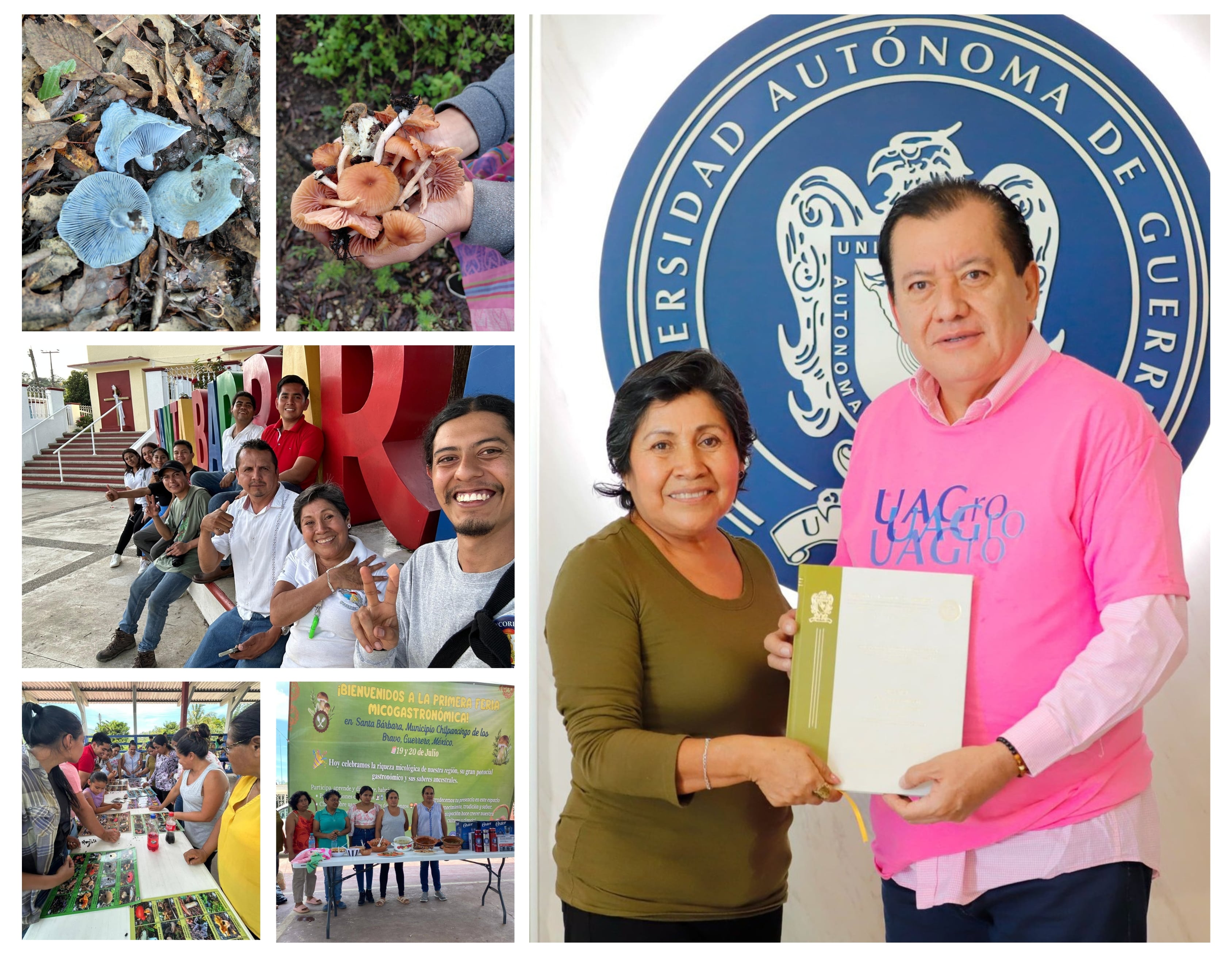 EL RECTOR JAVIER SALDAÑA RECONOCE TRABAJO DE INVESTIGACIÓN, QUE RESCATA LA RIQUEZA MICOLÓGICA DE LA SIERRA DE GUERRERO
